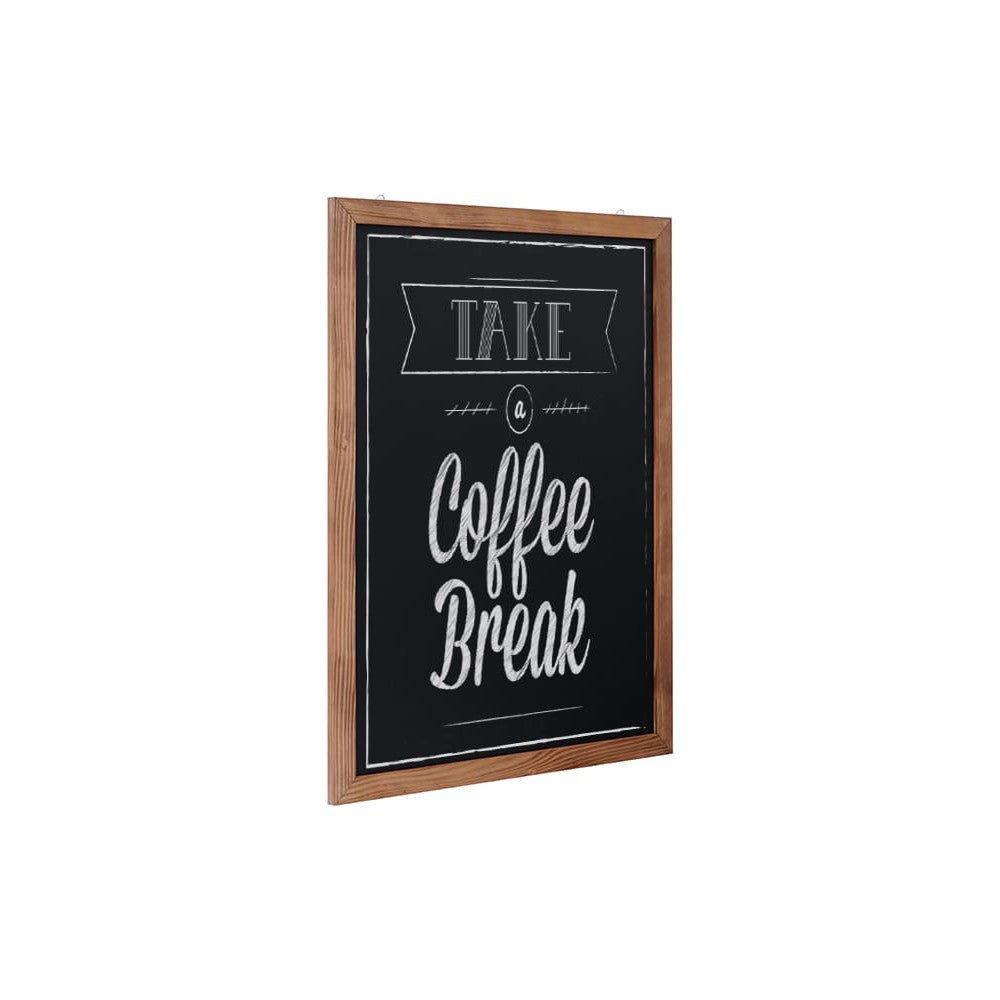 Wandkreidetafel Magnetisch mit Holzrahmen - Wandtafel - Speedjust Schweiz