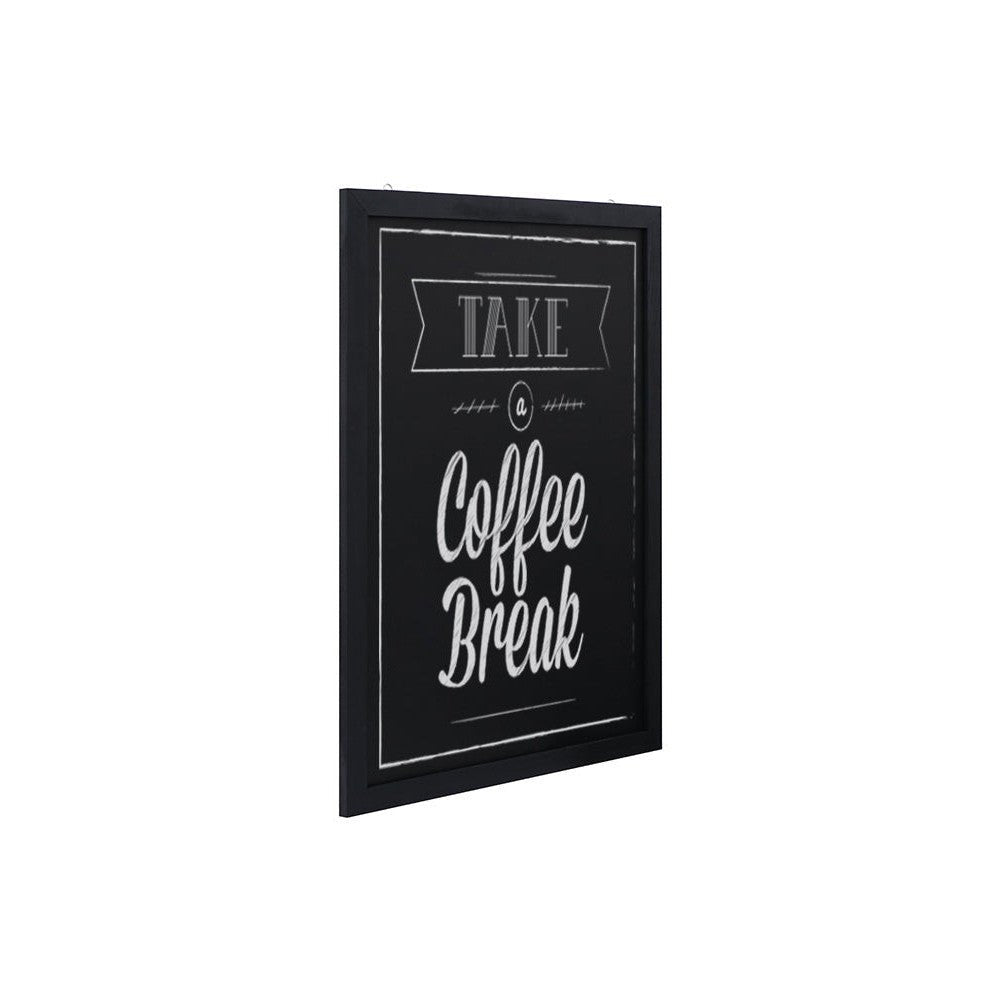 Wandkreidetafel Magnetisch mit Holzrahmen - Wandtafel - Speedjust Schweiz