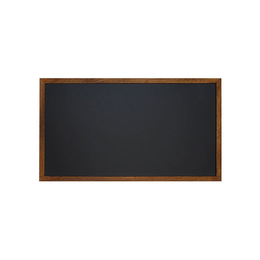 Wandkreidetafel mit Kiefer-Holzrahmen, 55x100cm, Dunkelbraun