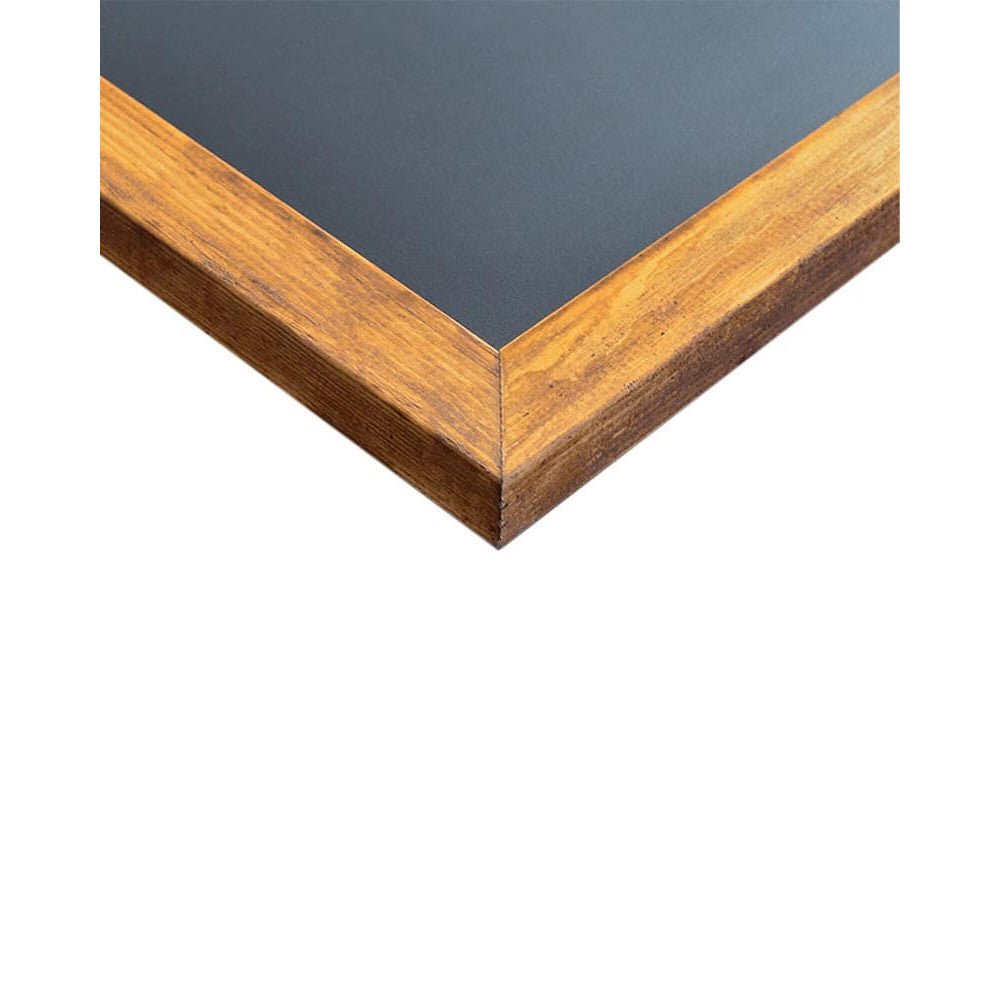 Wandkreidetafel mit Kiefer - Holzrahmen, 55x100cm, Dunkelbraun - Wandtafel - Speedjust Schweiz