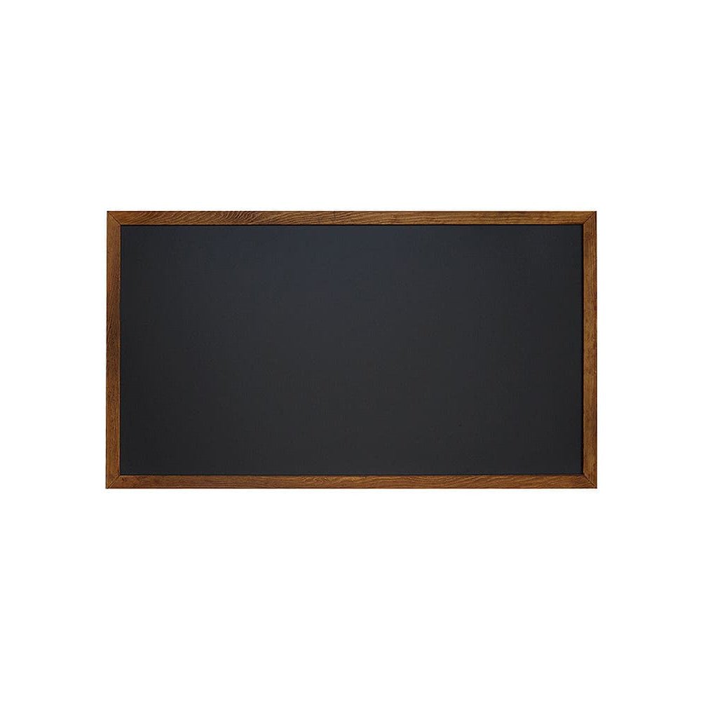 Wandkreidetafel mit Kiefer - Holzrahmen, 55x100cm, Dunkelbraun - Wandtafel - Speedjust Schweiz