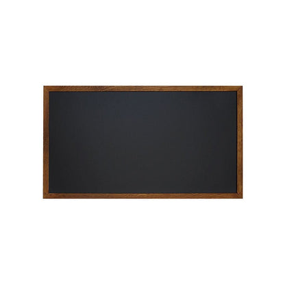 Wandkreidetafel mit Kiefer - Holzrahmen, 55x100cm, Dunkelbraun - Wandtafel - Speedjust Schweiz