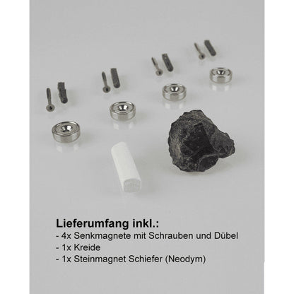 Magnetische Echt-Schiefertafel nach Mass – verschiedene Farben