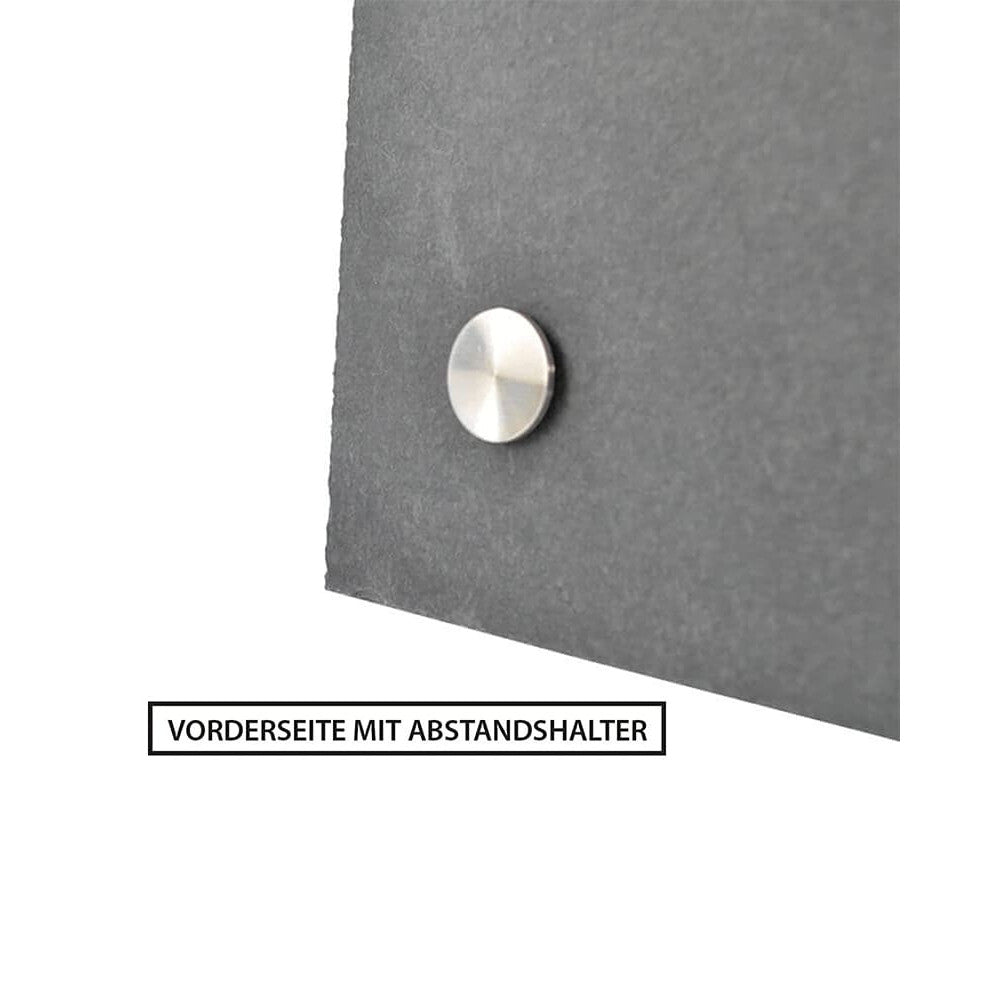 Schiefertafel, Schreibtafel 90x60cm, inkl. Bohrungen und Abstandhalter