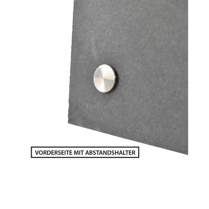 Schiefertafel, Schreibtafel 90x60cm, inkl. Bohrungen und Abstandhalter