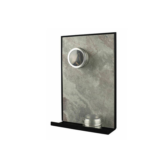 Schiefertafel Magnetisch mit Ablage "Purple Grey", 20x30cm