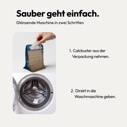 Waschmaschinen Reiniger & Entkalker - Calcbusters