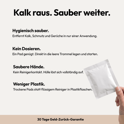 Waschmaschinen Reiniger & Entkalker - Calcbusters