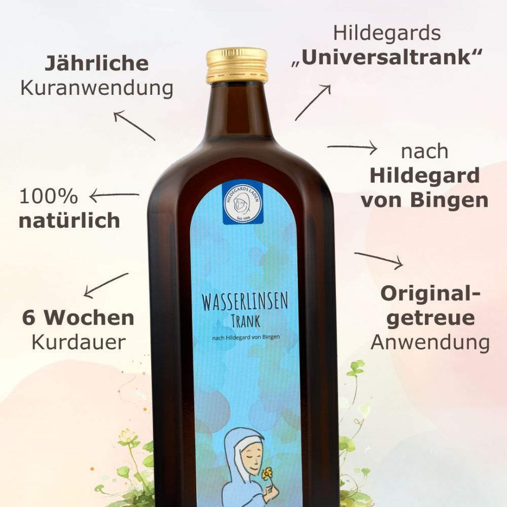 Hildegard von Bingen - Wasserlinsen Trank 500ml
