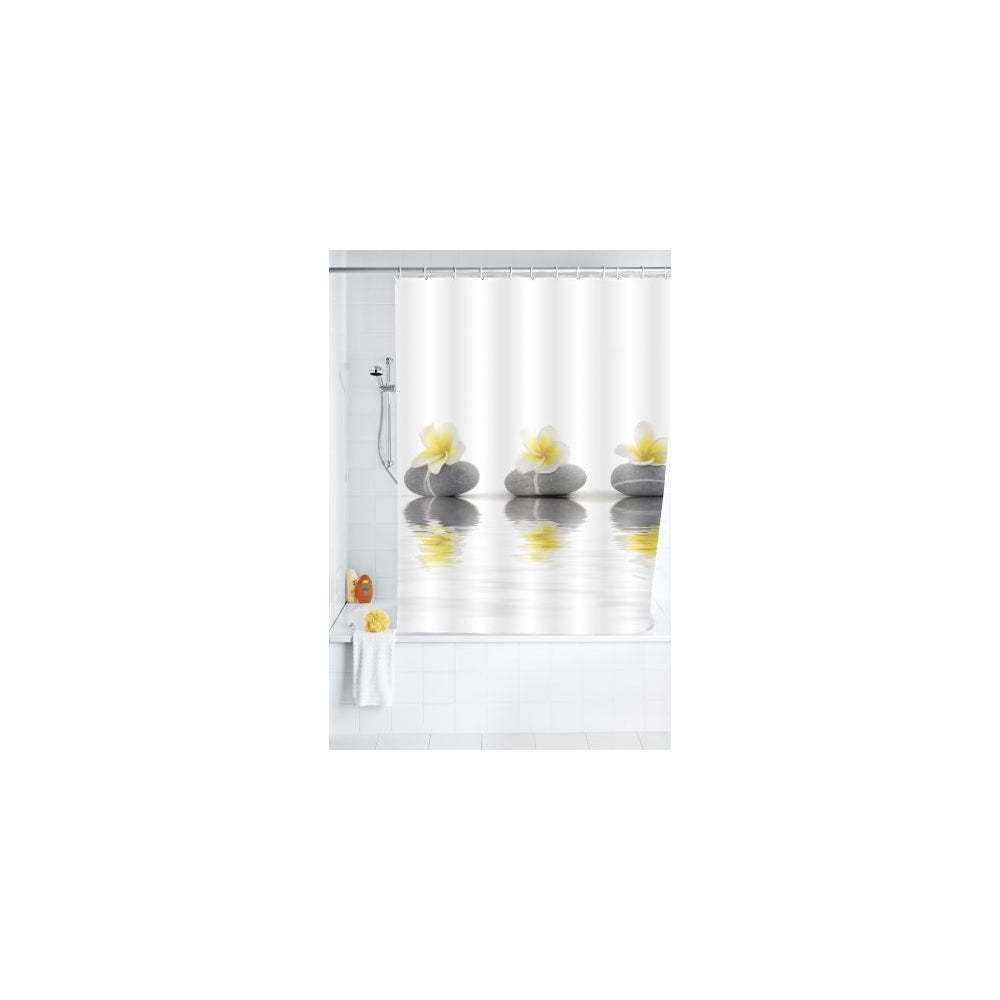 Duschvorhang Stones w. Flowers
