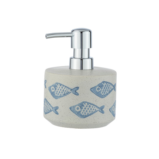 Keramik Seifenspender, Aquamarin