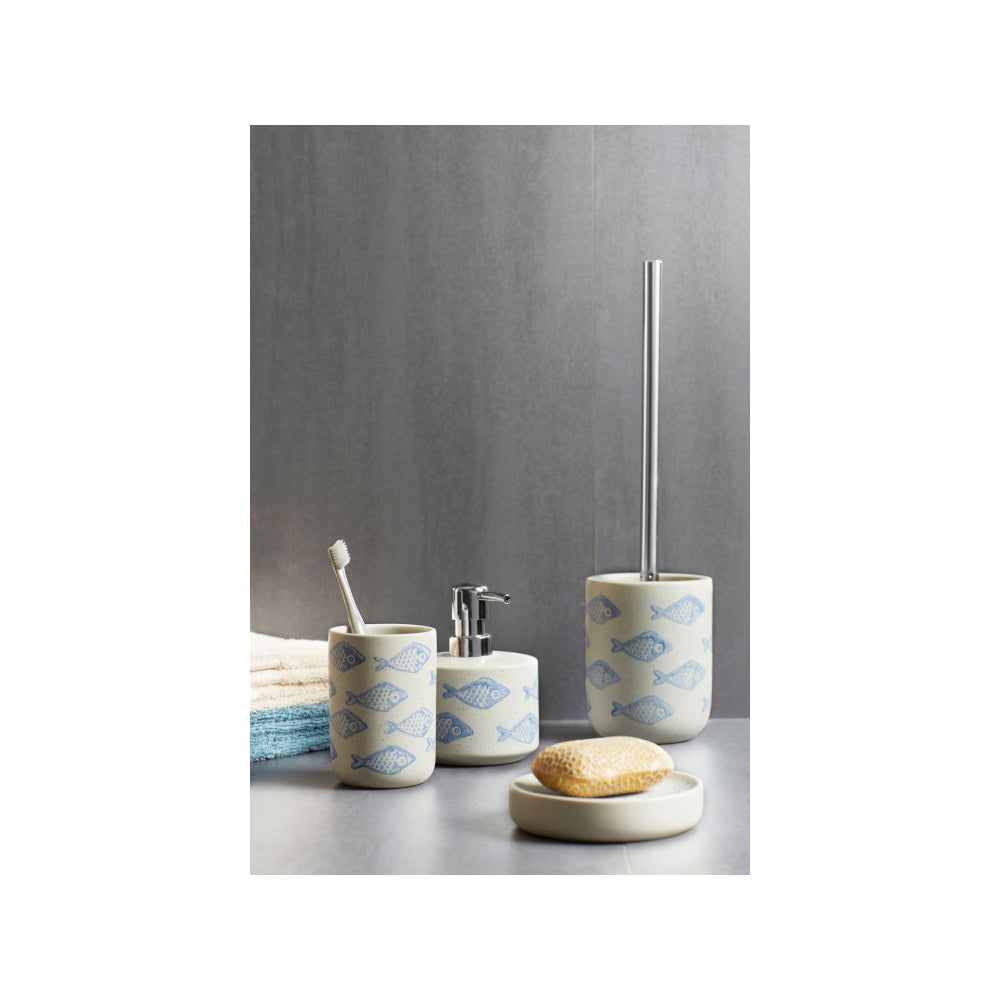 Keramik Seifenspender, Aquamarin