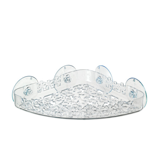 Universalablage Blumen, gross, transparent