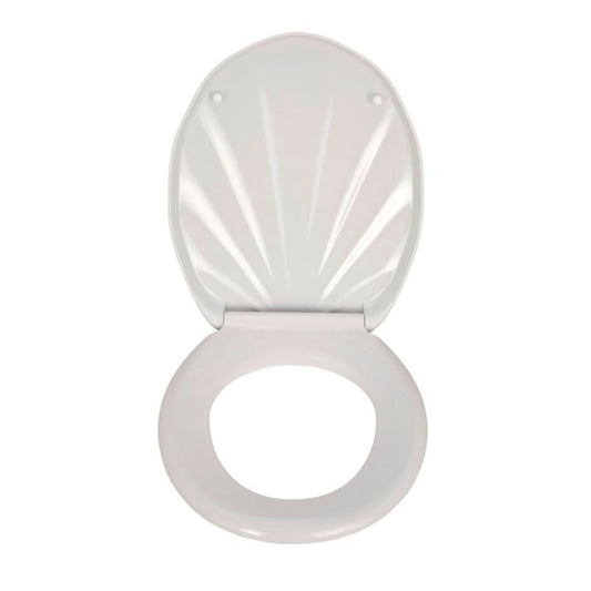WC-Sitz Muschel weiss