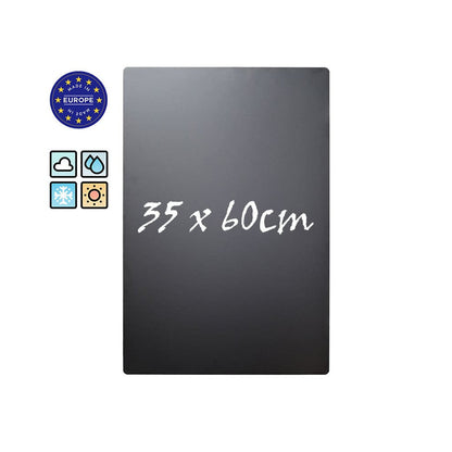 Wetterfeste Kreidetafel ohne Rahmen, 35x60cm