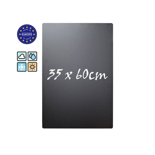 Wetterfeste Kreidetafel ohne Rahmen, 35x60cm