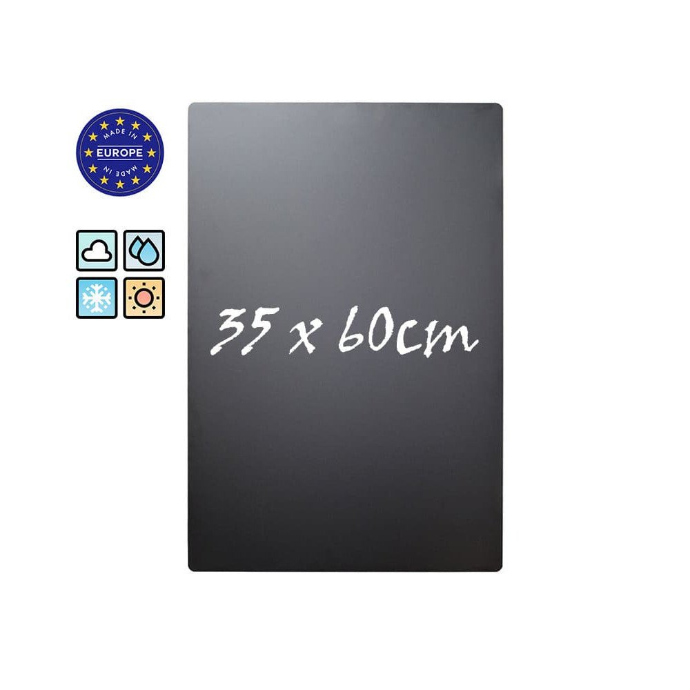Wetterfeste Kreidetafel ohne Rahmen, 35x60cm - Wandtafel - Speedjust Schweiz
