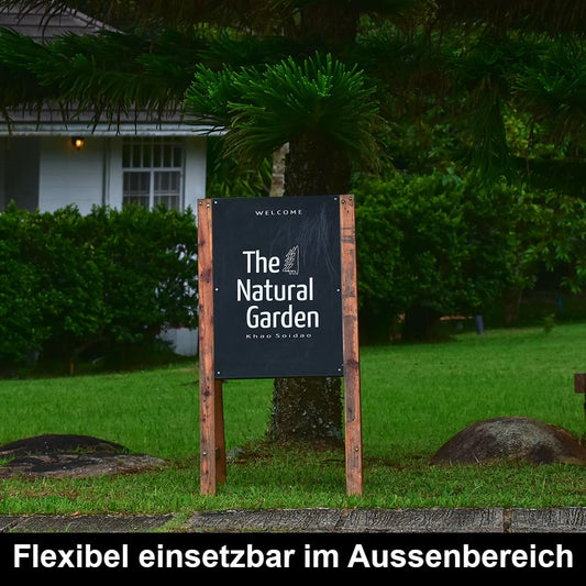 Wetterfeste Kreidetafel ohne Rahmen - Wandtafel - Speedjust Schweiz