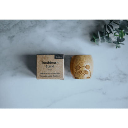 Zahnbürstenständer aus Bambus, Kinder