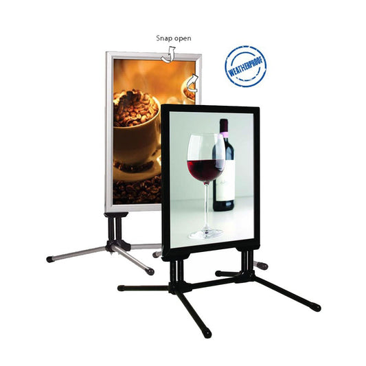 Kundenstopper Windfest "Schwinger", Outdoor