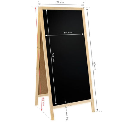 XXL Holz Kundenstopper "ColorFrame" 160x72cm, Indoor - Kundenstopper - Speedjust Schweiz