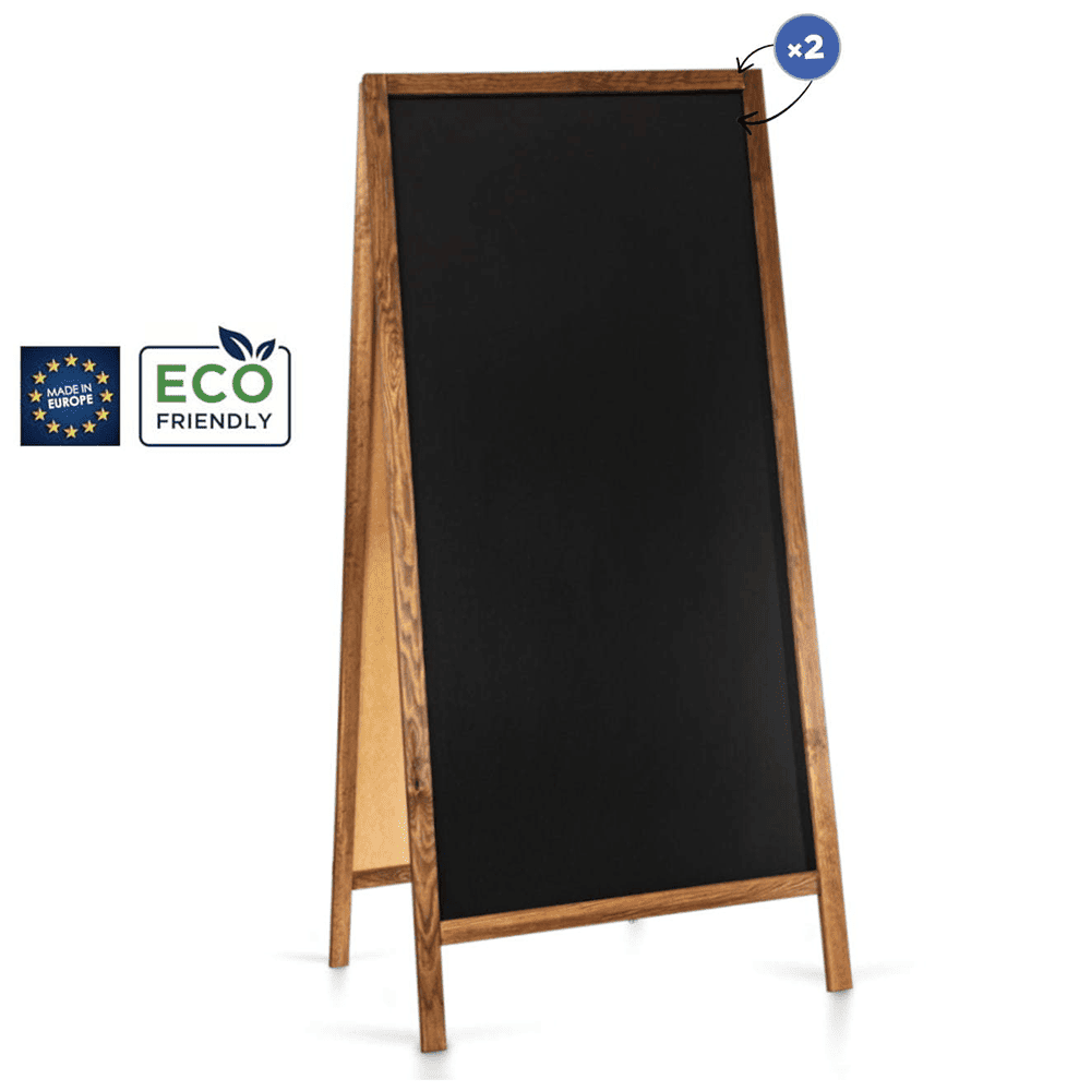 XXL Holz Kundenstopper "ColorFrame" 160x72cm, Indoor - Kundenstopper - Speedjust Schweiz