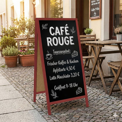 XXL Holz Kundenstopper "ColorFrame" 160x72cm, Indoor - Kundenstopper - Speedjust Schweiz