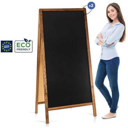 XXL Holz Kundenstopper "ColorFrame" 160x72cm, Indoor - Kundenstopper - Speedjust Schweiz