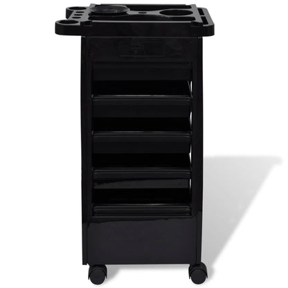 Carrello da parrucchiere in plastica con ruote