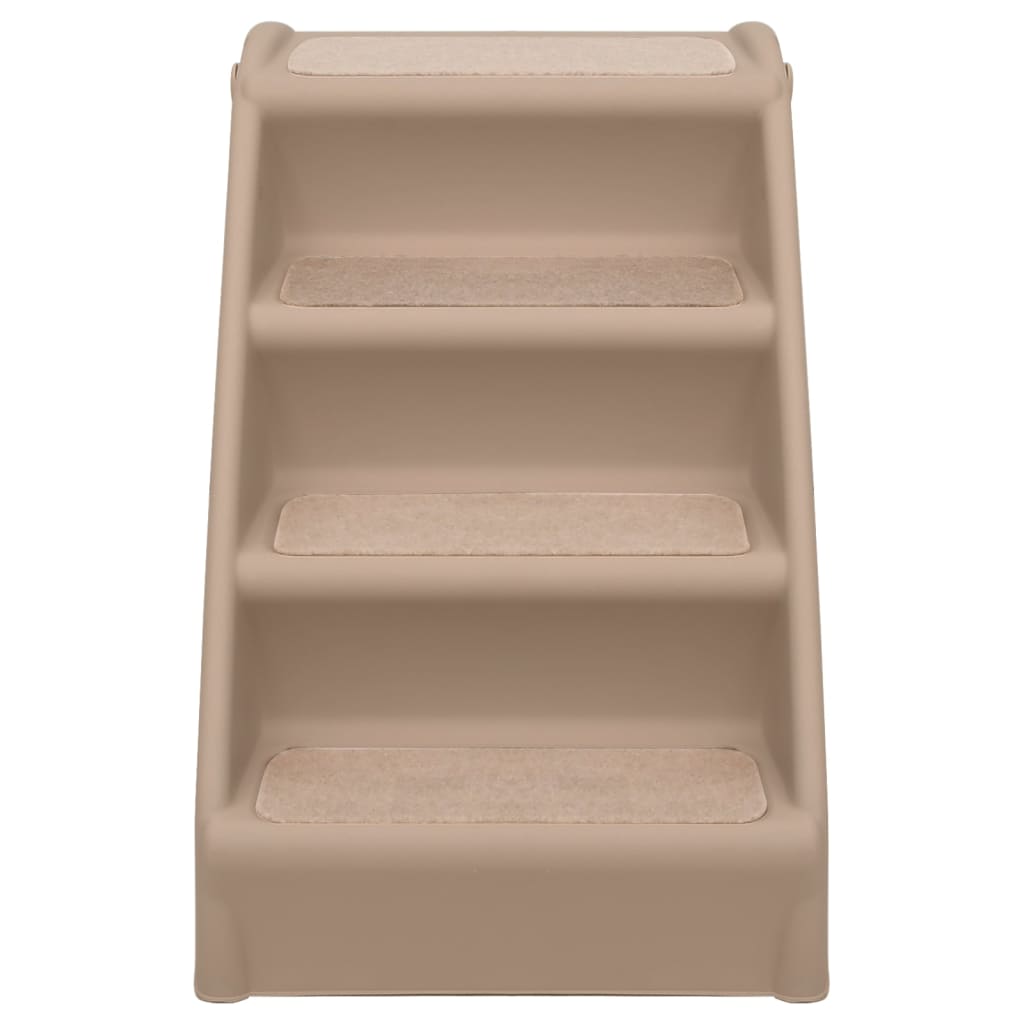 Hundetreppe Klappbar Braun 62x40x49,5 cm