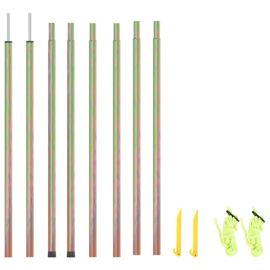 Sonnensegel Stangen 2 Stk. 200 cm Verzinkter Stahl