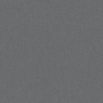 Babybett mit Matratze Dunkelgrau Leinenstoff