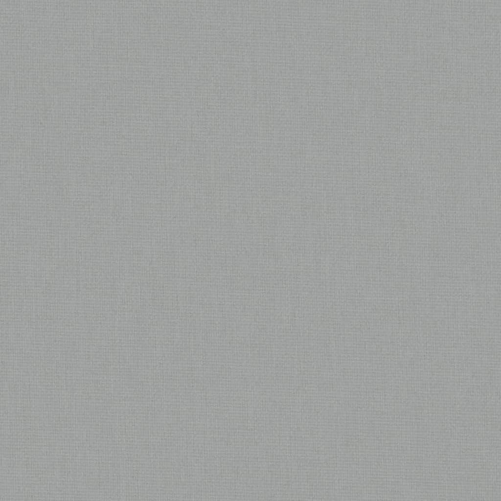 Laufstall mit Matratze Hellgrau Leinenstoff