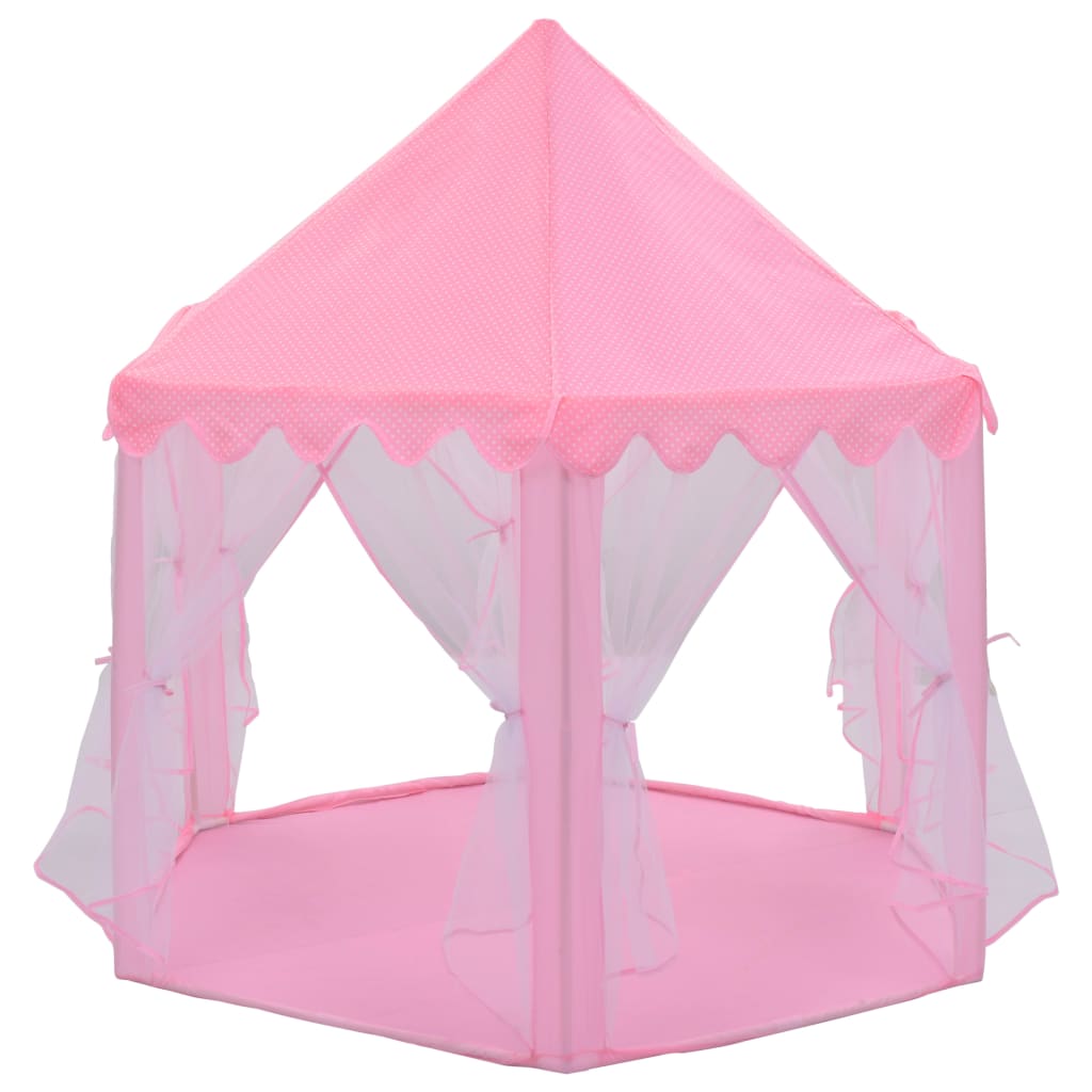 Tenda da gioco principessa con 250 palline, rosa, 133x140 cm