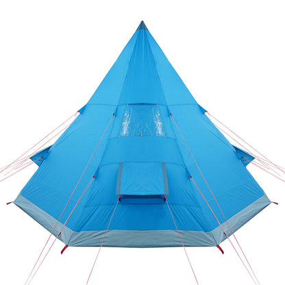 Tipi-Campingzelt 4 Personen Blau Wasserdicht
