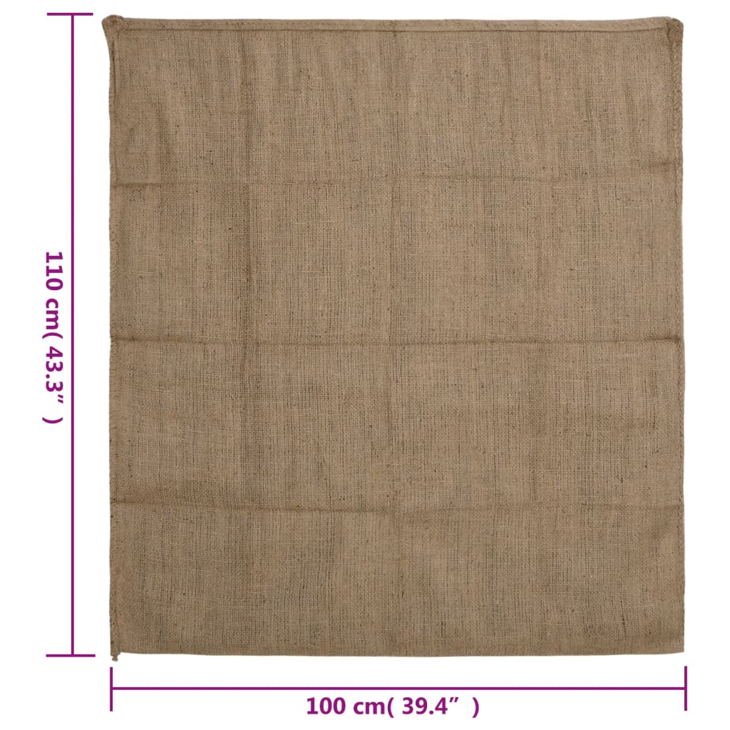 Jutesäcke 5 Stk. 100x110 cm 100% Jute 340 g/m²