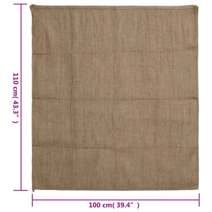 Jutesäcke 5 Stk. 100x110 cm 100% Jute 340 g/m²